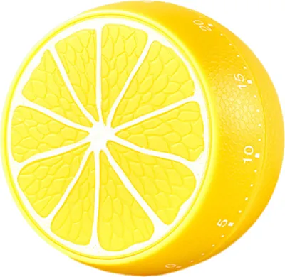 Produktbild von Magnetischer Timer, Zitrone, Wassermelone, Küchen-Kochtimer, Fruchtförmiger visueller mechanischer Timer, manueller Countdown-Timer für das Studium im Klassenzimmer