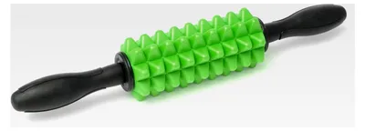 Produktbild von Faszienroller/Massageroller mit Griffen - Grün