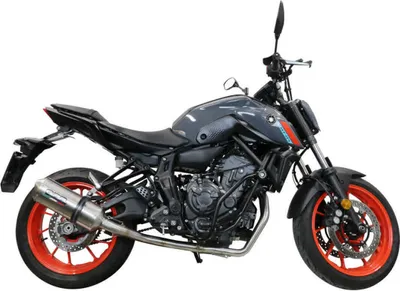 Produktbild von GPR komplette Auspuffanlage Satinox genehmigt mit Katalysator für Yamaha MT-07 2014-2016