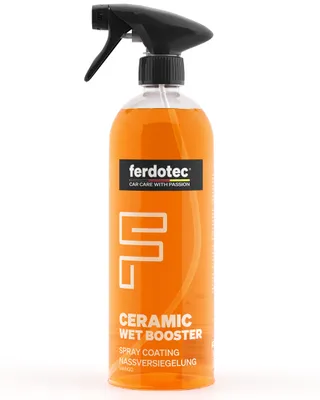 Produktbild von FERDOTEC Ceramic Wet Booster (750 ml) – Hydrophobe SiO₂ Nassversiegelung mit Langzeitschutz, Glanz & Pflege für Autolack, Nano Ceramic Coating