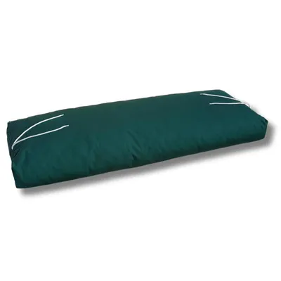 Image de Coussin 120x40x15/10 cm pour canapé palette 120x80 cm avec fermeture éclair - dossier vert