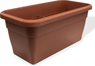 Produktbild von Rechteckiger Pflanztrog terra 50x25 cm, Höhe 22 cm, ca. 16 Liter Volumen