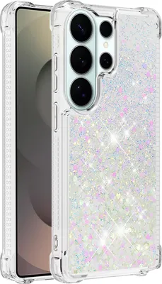 Produktbild von Samsung Galaxy S26 Ultra Hülle - Coverup Liquid Glitzer Back Cover - Weiß