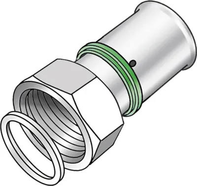 Produktbild von KE Kelit SMX455, STEELOX, Verschraubung mit IG, 25x3/4", 1 Stk.