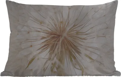 Produktbild von MuchoWow® Outdoor Kissen - Blumen - Löwenzahn - Entwurf - 50x30 cm - Wetterfest - Lounge Kissen - Sofa kissen - Wohnzimmer Dekoration