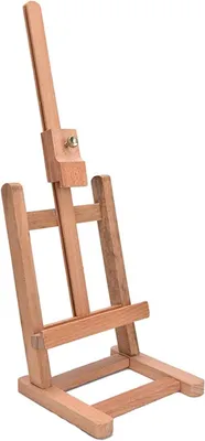 Imagen del producto de 15,7 x 43,5 cm. Boceto de caballete. Caballete plegable para pintar (Color: Blanco, Talla: Talla única)