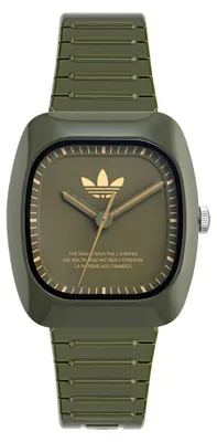 Produktbild von Adidas Uni Uhr RETRO WAVE ONE Keramik grün AOSY24031