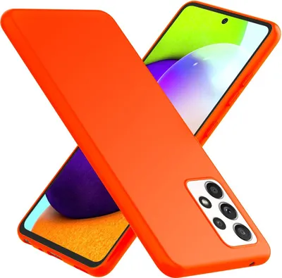 Obrázek produktu pro NALIA Neonové pouzdro na mobilní telefon pro Samsung Galaxy A52 5G / A52 / A52s 5G, silikonové pouzdro Orange