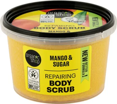 Immagine prodotto di Organic Shop - Scrub corpo biologico con mango e zucchero - scrub e profumo - 250 ml - 1 pezzo