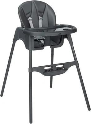 Image de Siège pour enfant - Siège pour tout-petit - Chaise haute pour bébé - Pour l'alimentation des bébés - Léger et réglable - 4 kg - Gris