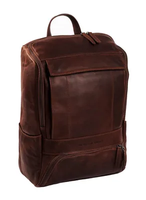 Zdjęcie produktu dla Plecak marki Chesterfield z przegrodą na laptopa Rich Laptop Backpack 17,9L brązowy brązowy