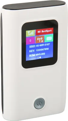 Obrázok produktu pre Prenosný WiFi hotspot podporuje 10 zariadení 300Mbps 6000mAh farebná obrazovka 4G LTE vreckový WiFi router so slotom na SIM kartu