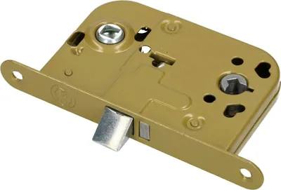 Produktbild von KOTARBAU® Einsteckschloss WC 72/45mm Links/Rechts Universal Zimmertürschloss Türschloss Stahl Pulverbeschichtet Rostfrei Robust