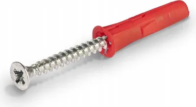 Zdjęcie produktu dla KOŁKI UNIWERSALNE KOŁEK UNIWERSALNY 6mm WKRĘT 4,0x45mm UNO op. 100 SZTUK