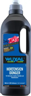 Produktbild von Wuxal Hortensiendünger 1l für 500l Gießwasser Auch Azaleen, Kamelien, Rhododendron
