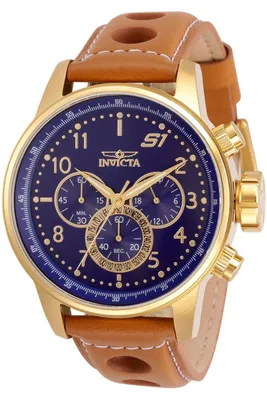 Obrázek produktu pro Invicta S1 Rally 30917 Pánské Hodinky - Quartz Hnutí - Nerezová Ocel s Modrým Ciferníkem - 46 mm