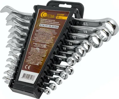 Obrázek produktu pro Sada očkoplochých klíčů 6-22 mm 12 ks