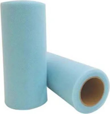 Produktbild von Tüllstoff 1 Rollen Bunt Tüll Meterware Tüll Rolle, Tüll Stoff Rollen, 15cm x 22M Tüllband Tüll Dekostoff, Tüllrolle für DIY Basteln Tutu Röcke Hochzeit Party Dekoration