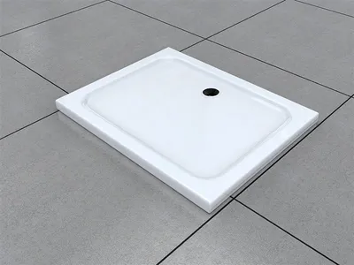 Immagine prodotto di Glaswerk Westfalen - Piatto doccia piatto in acrilico 100x80 cm