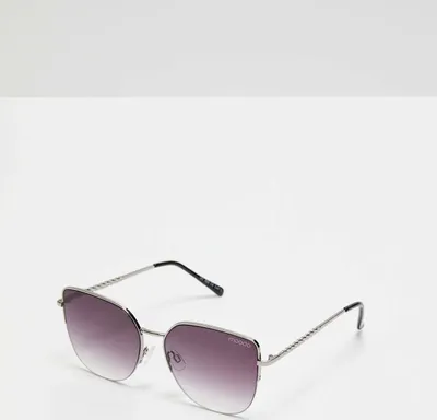 Produktbild von Moodo Frauen-Sonnenbrillen Terine Pilotenbrille Schwarz gläser schwarz Universal