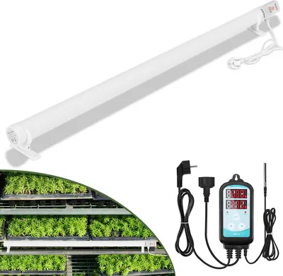 Obrázok produktu pre Jopassy ohrievač skleníkov 240W s 3000W digitálnym regulátorom teploty Elektrický tyčový ohrievač biely pre skleníky Flexibilná inštalácia