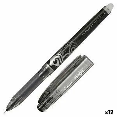 Image de Pilot - Stylo roller Pilot Frixion Hi -TECPOINT F NOIR | 12 pièces