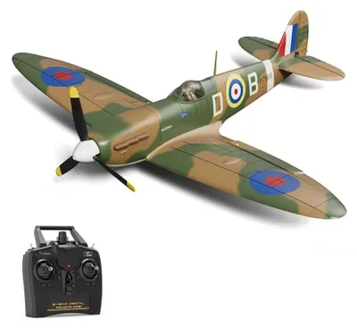 Produktbild von Spitfire - RC Flugzeug Starrflügler - Spannweite 48,7 cm - 2,4 GHz 4-Kanal - 6-Achs-Gyro - Ein-Knopf-Kunstflug - EPP-Schaum - RTF 3B
