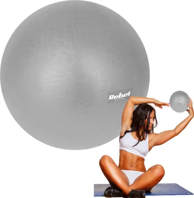 Zdjęcie produktu dla Mini piłka gimnastyczna do pilates rehabilitacyjna 25cm z pompką Rebel