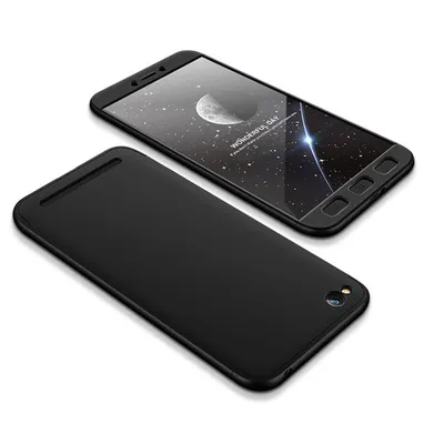 Produktbild von GKK 360 Schutzhülle für Xiaomi Redmi 5A - Schwarz KP15705