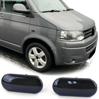 Für VW T5 Transporter Caravelle Multivan 2003- LED Seitenblinker Blinker Schwarz in der Farbe Schwarz von Carparts-Online GmbH