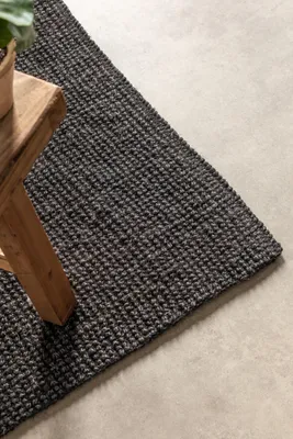 Produktbild von Hanse Home Jute Teppich Jaipur, handgewebt, Naturfaser, robust, Natur Schwarz