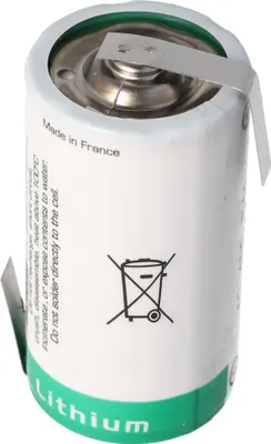 Produktbild von SAFT LS26500 Lithium Batterie Li-SOCI2, C-Size mit Lötfahne Z-Form