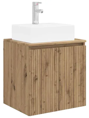 Obrázek produktu pro vidaXL Nástěnné umyvadlo Artisan – dub 49,5 x 41 x 62,5 cm