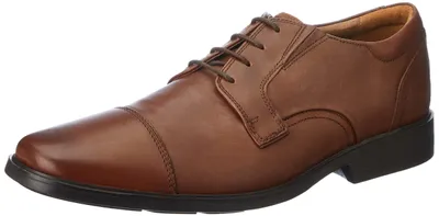 Zdjęcie produktu dla Clarks Clarkslite Cap eleganckie sznurowane buty brązowe w rozmiarze 44