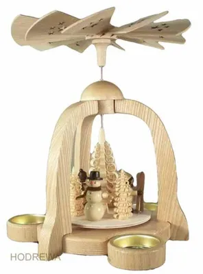 Zdjęcie produktu dla Piramida stołowa Święty Mikołaj Wysokość 22 cm NOWA