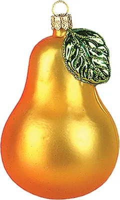 Produktbild von Christbaumkugel Figuren Essen, Auswahl:Birne / Pear 8cm