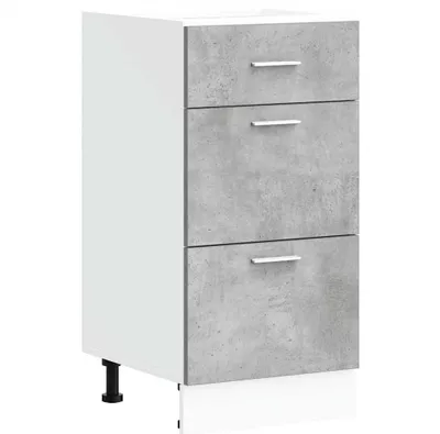 Produktbild von Unterschrank Lyon Betongrau 40x46x81,5 cm Holzwerkstoff