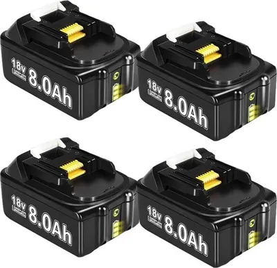 Zdjęcie produktu dla Akumulator zamienny, pojemność 8000 mAh, kompatybilny z 18 V, 4STK 8.0Ah