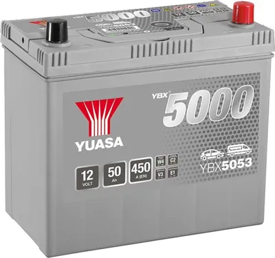 Produktbild von Yuasa 12v 50ah Ybx5000 Silver High Perform Autobatterie One Size
