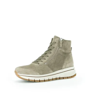 Produktbild von Gabor Shoes Schnürstiefelette - Grün Veloursleder Größe: 37 Normal