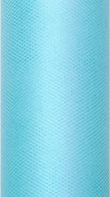 Produktbild von Tüll Stoff Luna türkis 9m x 30cm