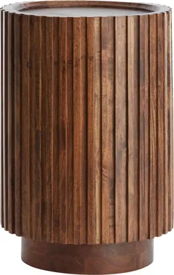 Produktbild von Light & Living - Beistelltisch Kiyose - Dunkelbraun - Ø33cm