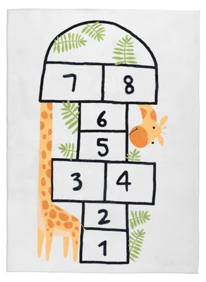 Produktbild von Spielteppich - Ruby Giraffe Creme | Waschbar