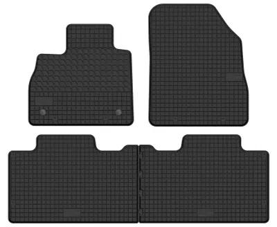 Zdjęcie produktu dla Dywaniki gumowe do Renault Espace V 2015-2021 (minivan) – 4 szt., czarne, dopasowane – Wielganizator SolidTread