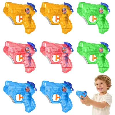 Produktbild von Set mit 8 Mini-Wasserpistolen für Kinder