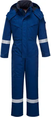 Produktbild von Portwest FR53 FR Flammhemmender Antistatik- Winter Overall Royal Blue Gr. XL