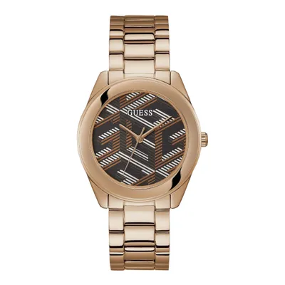 Produktbild von Guess Damen Uhr Armbanduhr CUBED GW0607L3 Edelstahl Rosé