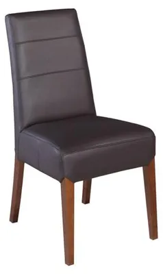 Productafbeelding van Set van 4 massieve houten stoelen, geschikt voor de eetkamer. Designstoelen voor de eetkamer