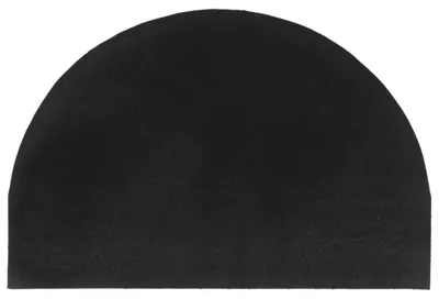 Produktbild von vidaXL Fußmatte Natur Halbrund 40x60 cm Kokosfaser Getuftet