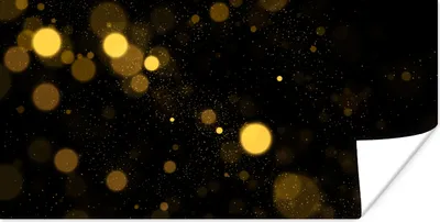 Produktbild von MuchoWow® Poster Gold - Abstrakt - Luxus - Schwarz 80x40 cm - Wanddeko